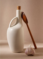 Handmade Stoneware Olive Oil Dispenser, 34 oz