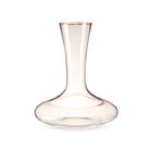 Rose Crystal Gold-Rimmed Wine Decanter & Aerator