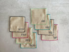 Sweary Linen Cocktail Napkins, Set of 8