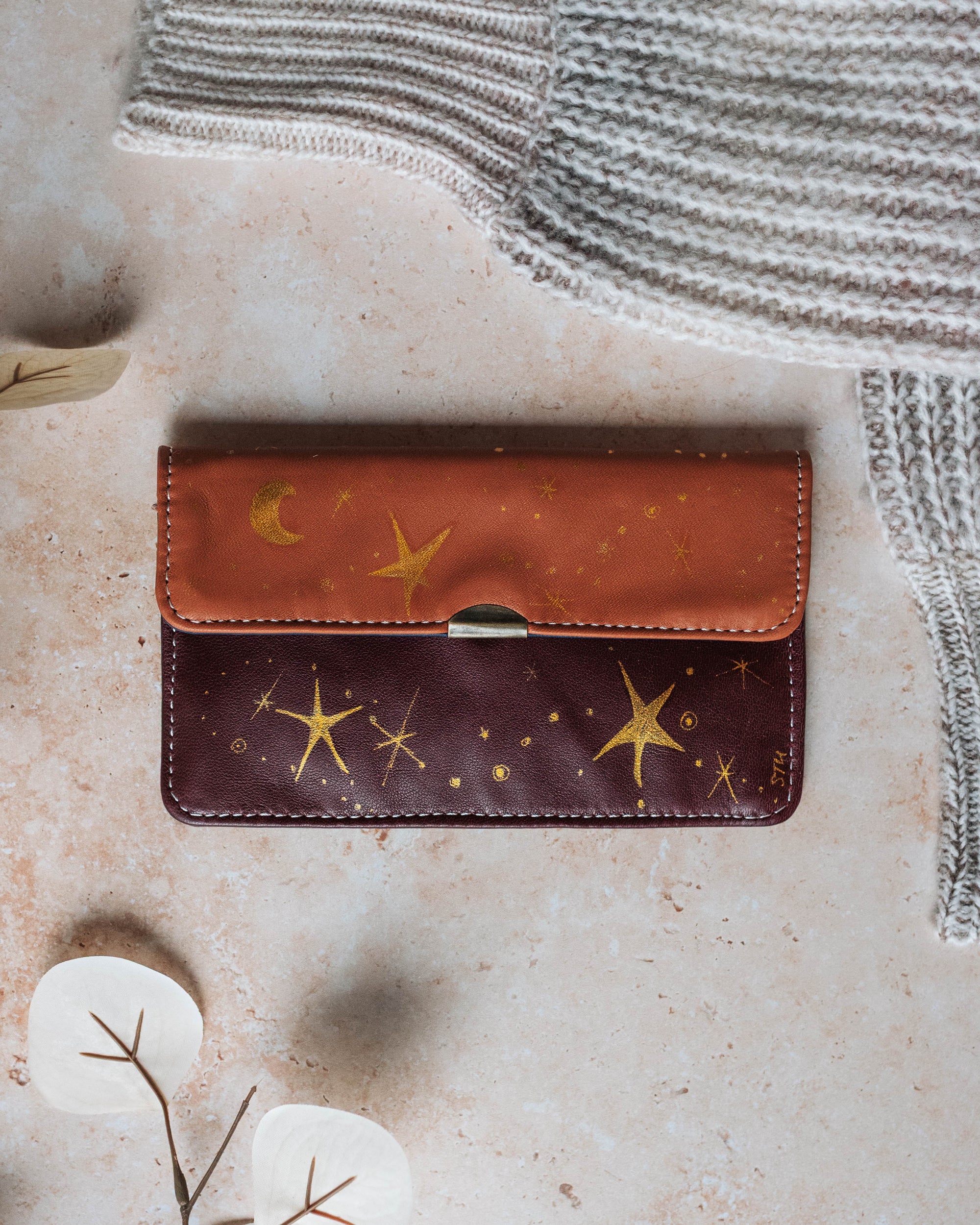 Twilight & Sunset Leather Bifold Wallet