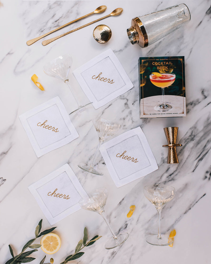 Cocktail Gift Set with Coupe Glasses