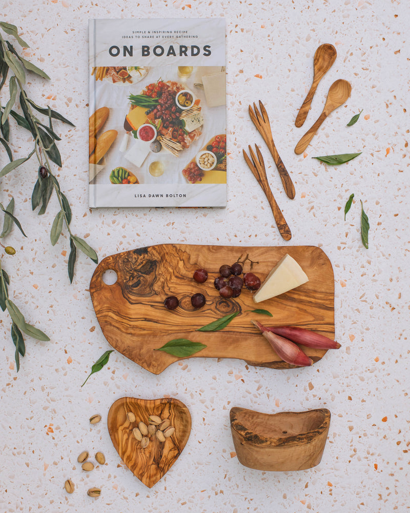 Olive Wood Charcuterie Gift Set