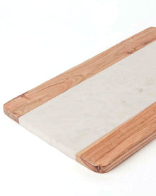 Marble and Acacia Wood Serving Board