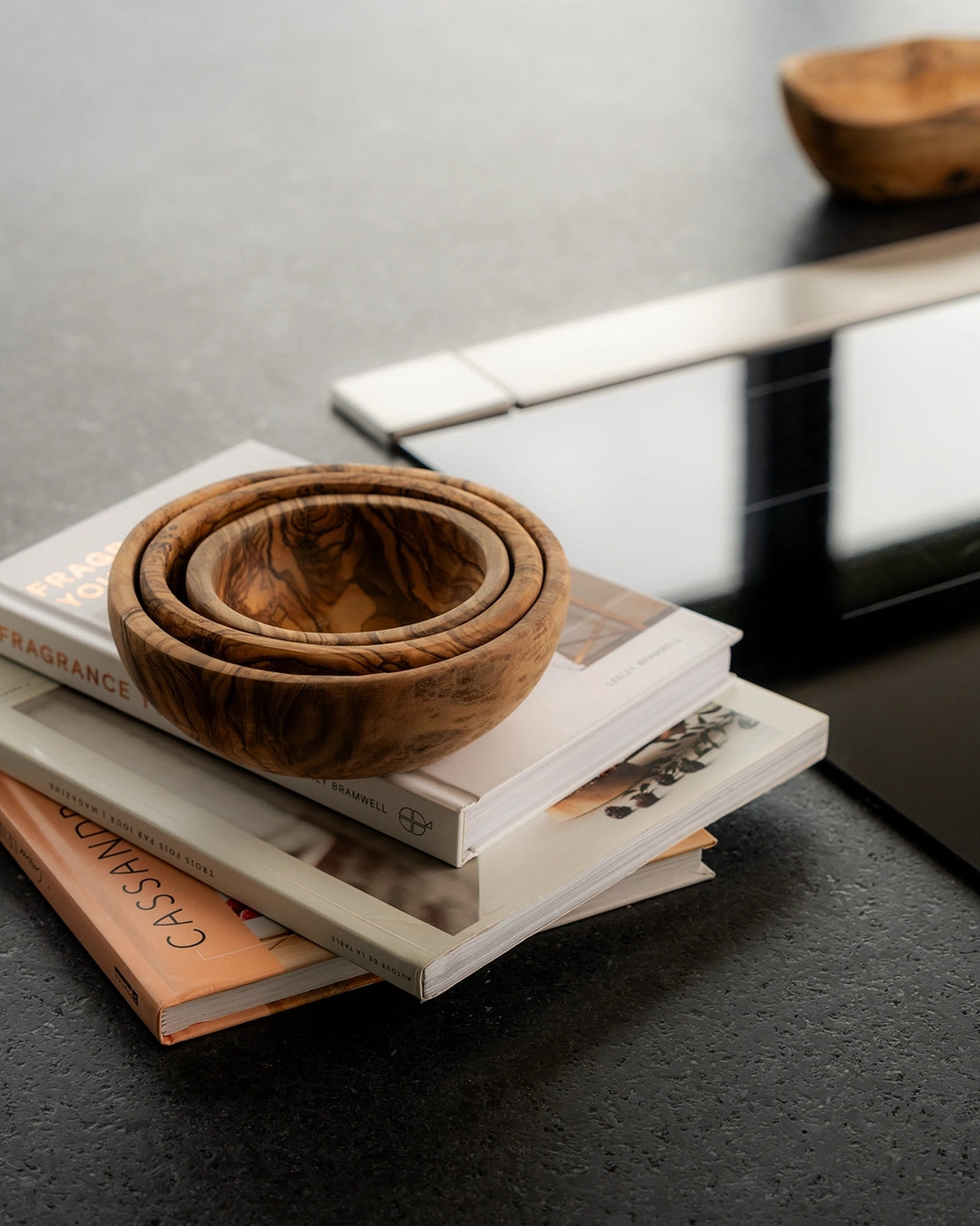 Olive Wood Nesting Bowls, Set of 3