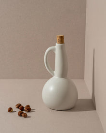 Handmade Stoneware Olive Oil Dispenser, 15 oz