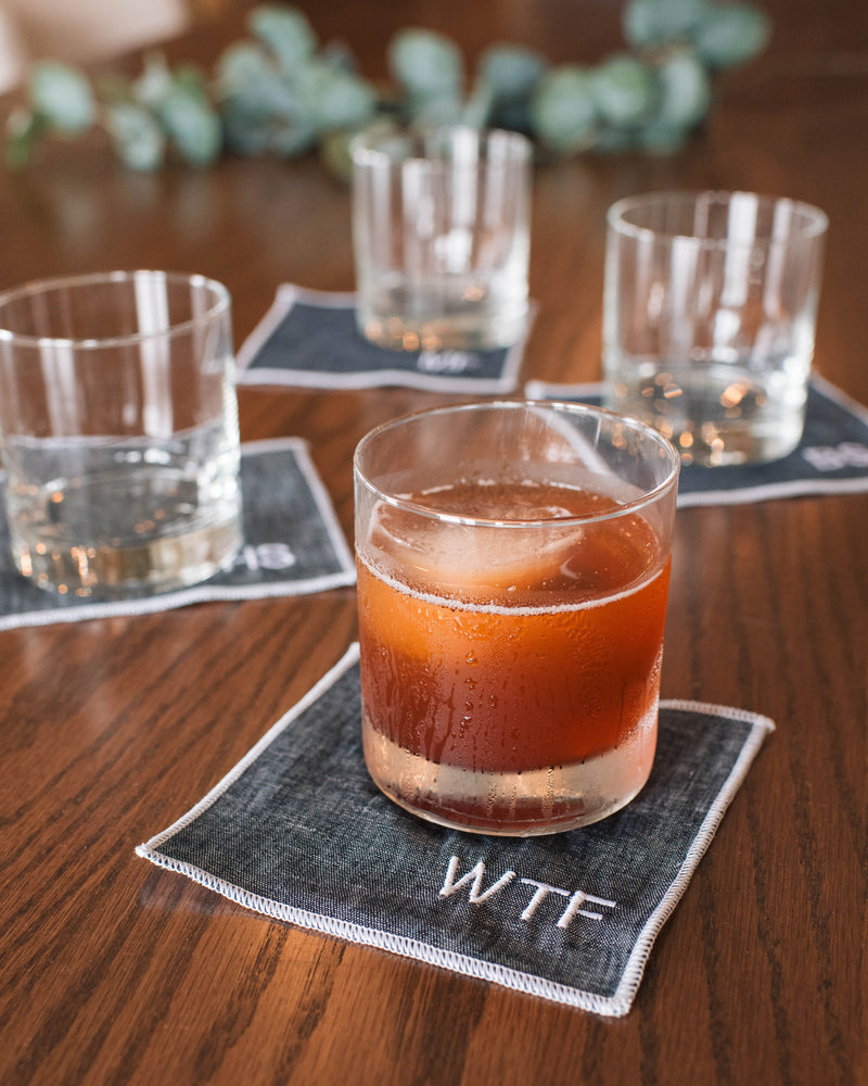 Heavy Base Rocks Cocktail Glasses, 11oz, Set of 4