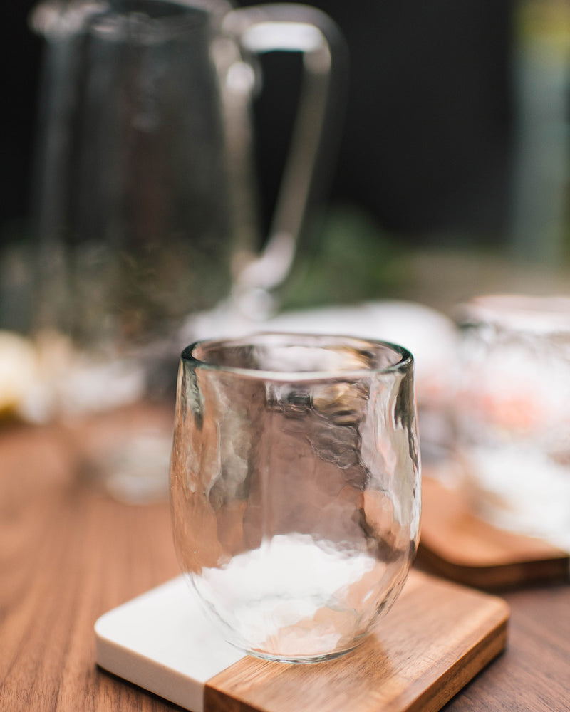 Pebbled Spirits Glasses, Set of 4