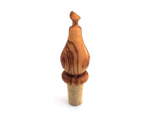 Olive Wood Bottle Stopper - Pear