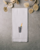 Champagne On Ice Embroidered Hand Towel