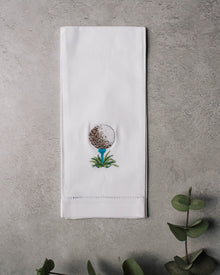 Golf Ball Embroidered Hand Towel