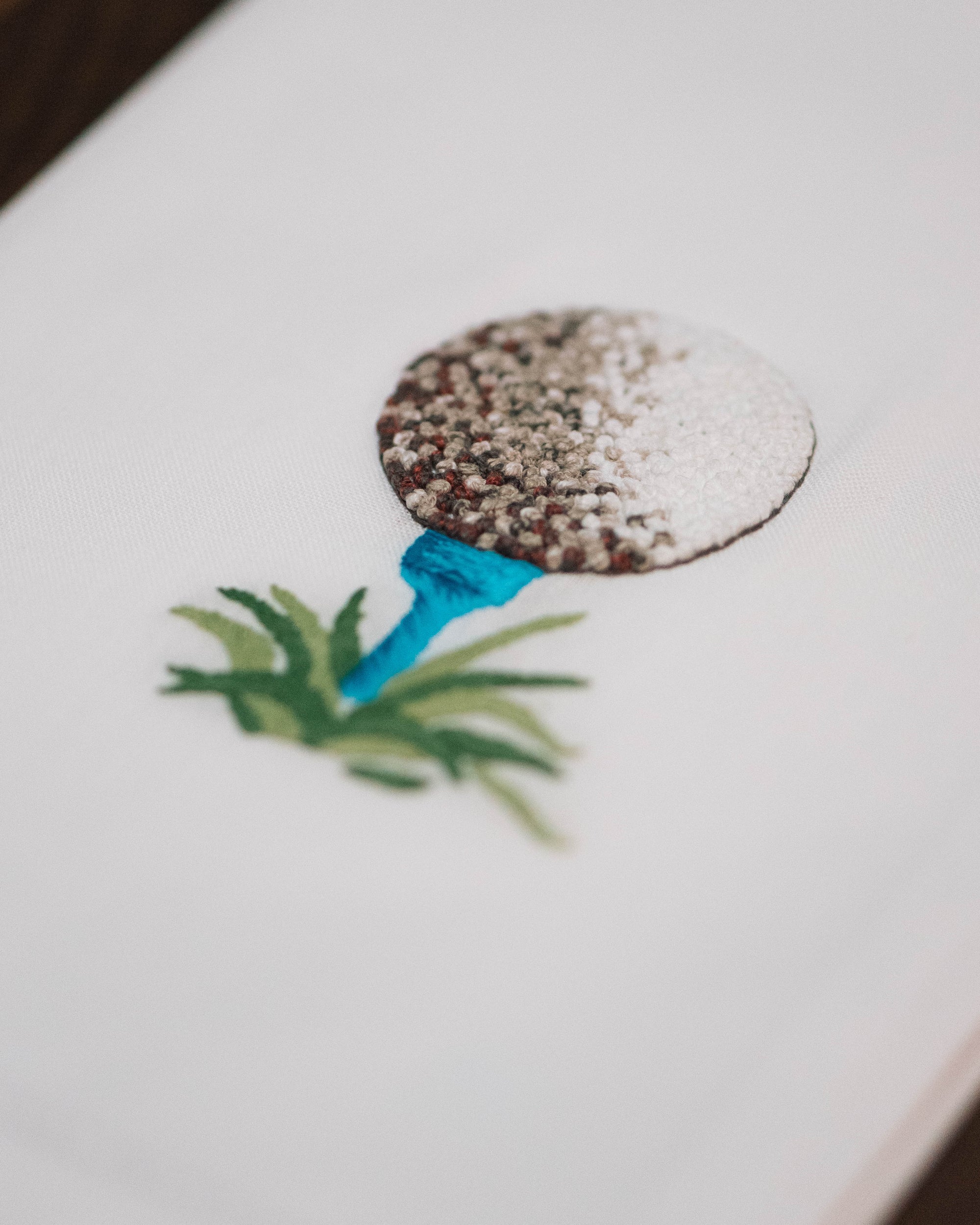 Golf Ball Embroidered Hand Towel