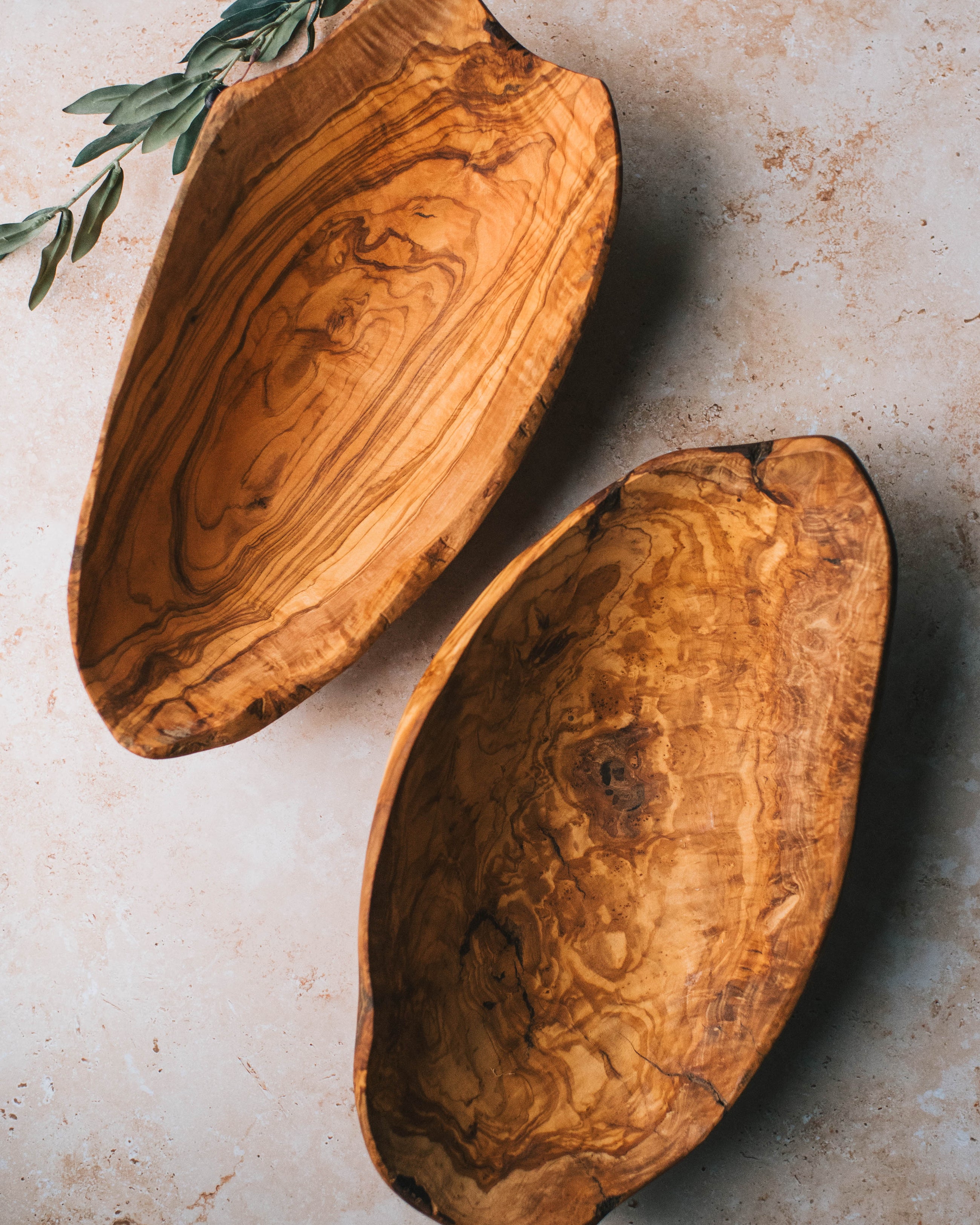 Olive Wood Large Serving Bowl